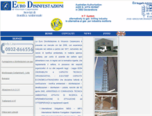 Tablet Screenshot of eurodisinfestazioni.it